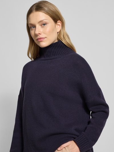 Weekend Max Mara Oversized Rollkragenpullover aus reiner Schurwolle Modell 'BORGIA' Marine 3