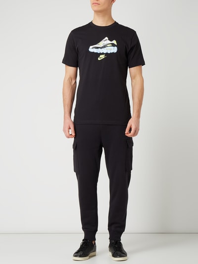 Nike T-shirt met print Zwart - 1