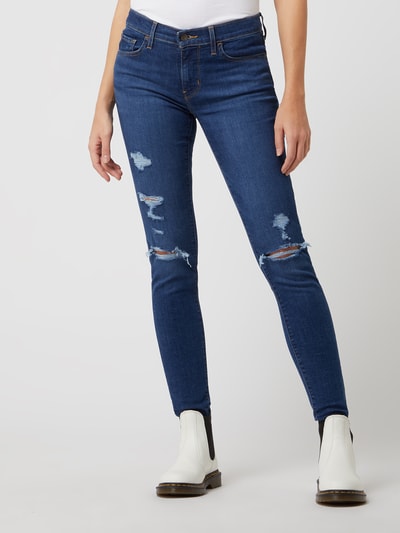 Levi's® Super Skinny Fit Jeans mit Stretch-Anteil Modell '710™' Jeansblau 4