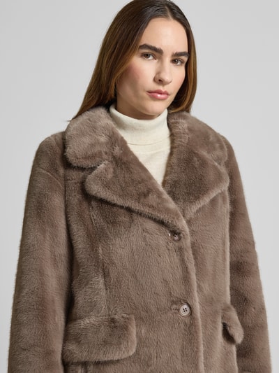 Rich & Royal Jas met reverskraag Taupe - 3