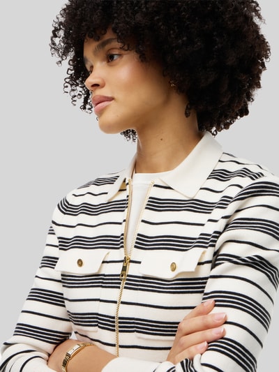 Tommy Hilfiger Regular fit gebreid jack met borstzakken Wit - 3
