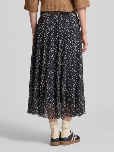 Smith and Soul Tule rok van een mix van viscose en elastaan met elastische band Donkerblauw - 5