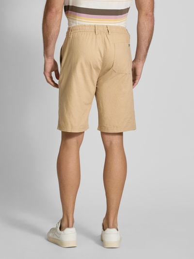 s.Oliver RED LABEL Relaxed Fit Bermudas aus Leinen-Baumwoll-Mix Beige 5