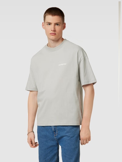 Build Your Brand Damen T-Shirt Mit überschnittenen Schultern – Acid Wash Look, Größen XS-5XL
