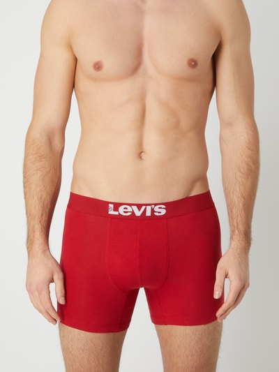 Levi's® Trunks met labelprint Rood - 3