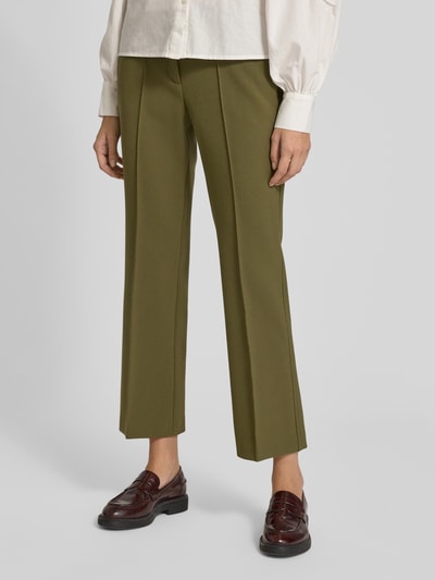 Cambio Spodnie materiałowe o skróconym kroju model ‘FARAH’ Khaki 4