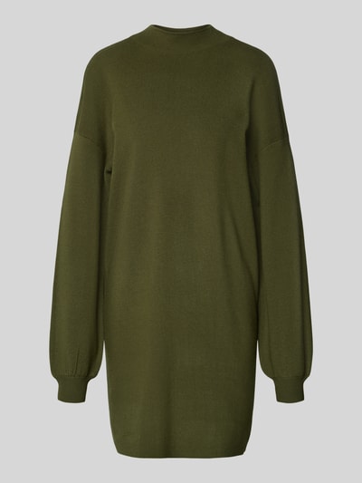 Vero Moda Loose fit gebreide jurk van viscosemix, model 'NANCY' Donkergroen - 2