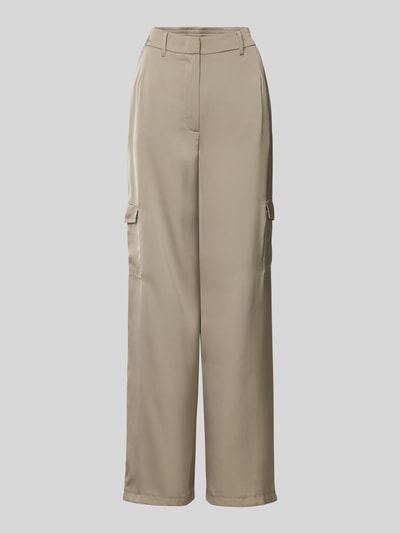 Betty Barclay Wide Leg Cargohose mit Gürtelschlaufen Oliv 2