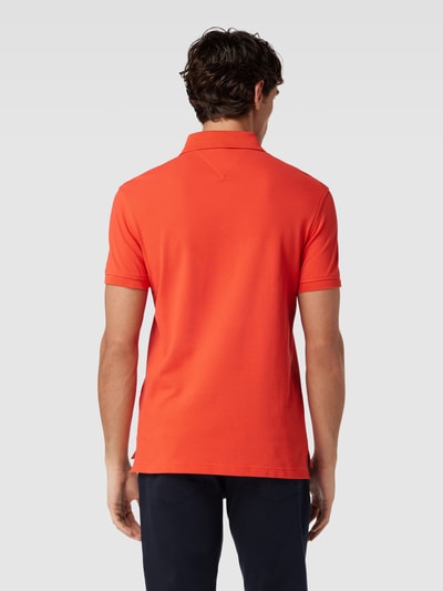 Tommy Hilfiger Slim fit poloshirt, model '1985' Neon rood - 5