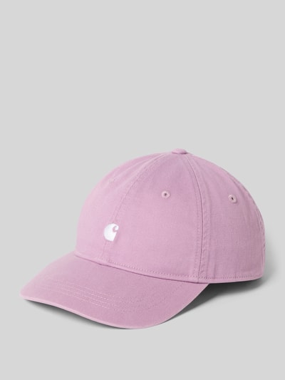 Produktfoto, Basecap mit Label-Stitching Modell 'Madison' von Carhartt Work In Progress in Rosa aus Reiner Baumwolle, verstärkter Schirm, Größenverstellbar