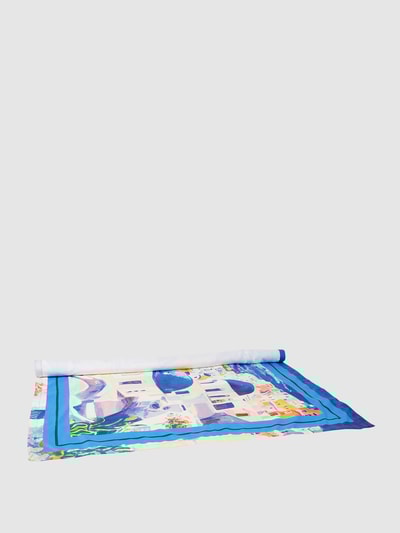 Zeybra Badetuch mit Allover-Muster   Royalblau 1
