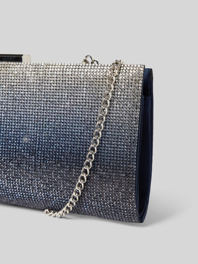 Jake*s Cocktail Clutch mit Ziersteinbesatz Marine Melange 3