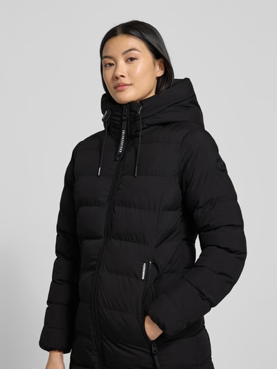 khujo Regular Fit Steppmantel mit Zweiwege-Reißverschluss Modell 'Gamp' Black 3