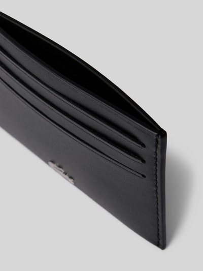 Lacoste Etui na karty ze skóry naturalnej Czarny 3