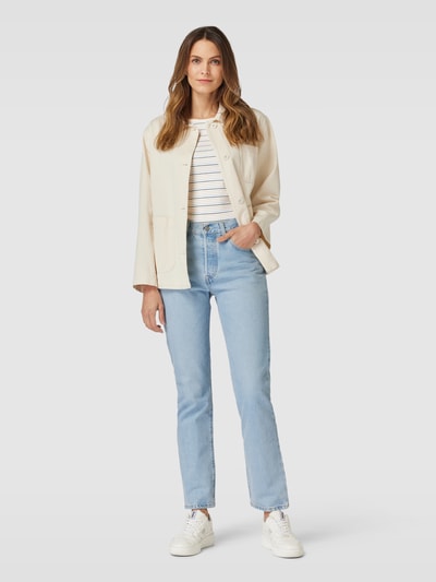 Tom Tailor Longsleeve mit Streifenmuster und 3/4-Arm Offwhite 1