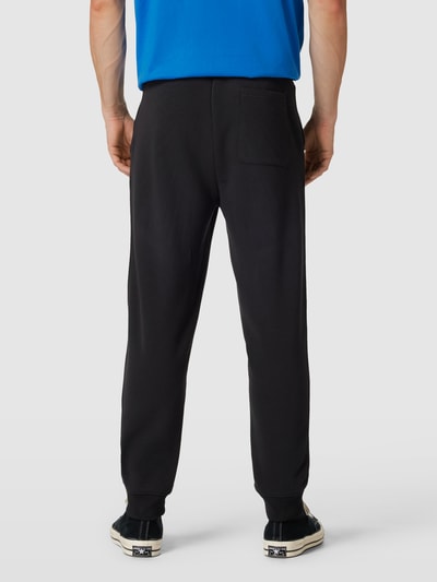 Gant Sweatpants met labelstitching, model 'SHIELD' Zwart - 5