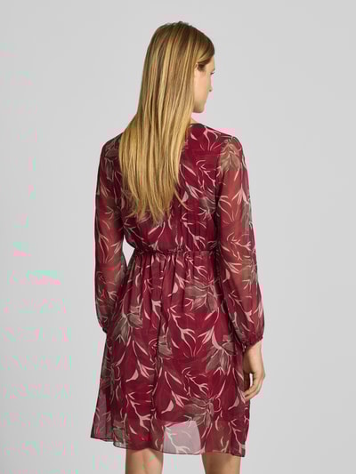 ZABAIONE Jurk met all-over bloemenprint, model 'Abrill' Bordeaux - 5