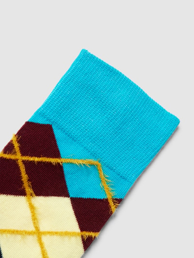 Happy Socks Sokken met ruitmotief, model 'Argyle' Donkerblauw - 2