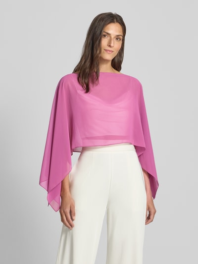 Swing Etola z szyfonu Mocnoróżowy 4