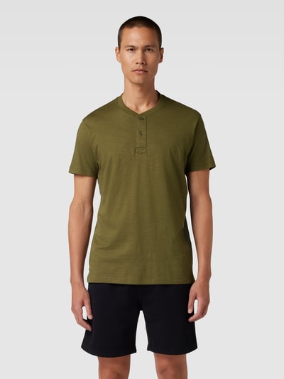 Esprit T-shirt met ronde hals Olijfgroen - 4