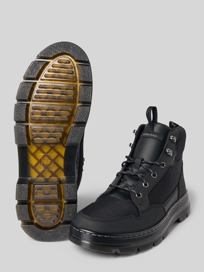 Dr. Martens Boots aus Leder-Textil-Mix mit profilierter Sohle Black 4
