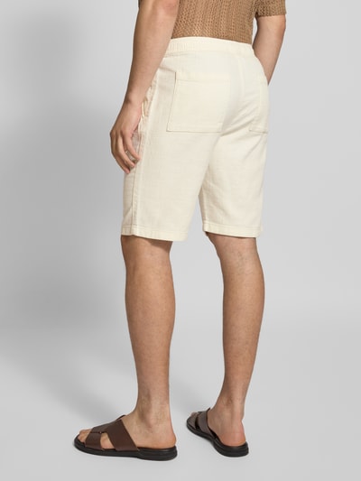 JAKE*S STUDIO MEN Bermudas mit elastischem Bund  Offwhite 5