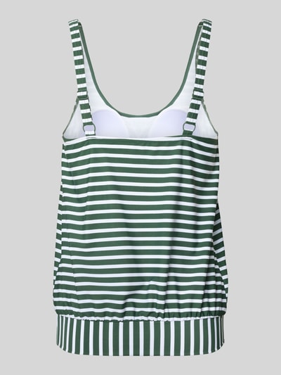 VENICE BEACH Tankinitop met plooien, model 'Summer' Olijfgroen - 3
