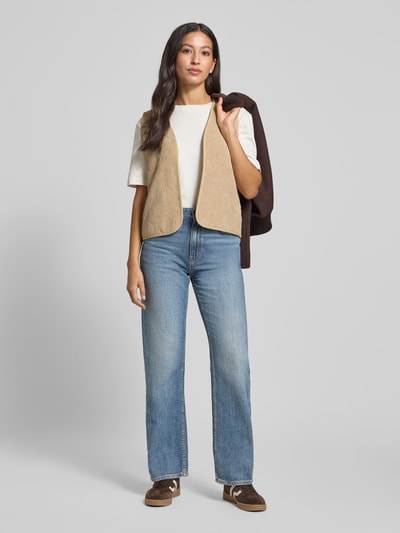Soyaconcept Relaxed Fit Weste in Cord-Optik Modell 'Bindi' Sand 1