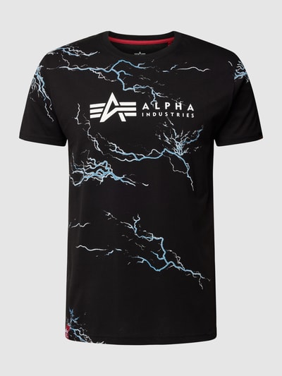 Alpha Industries T-shirt met labelprint  - 2