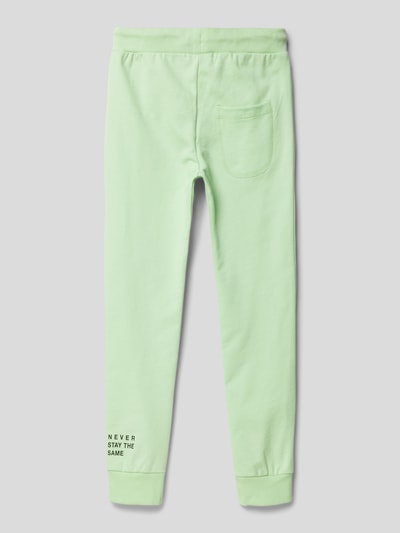 Staccato Sweatpants met statementprint Lichtgroen - 3