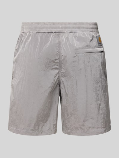 Carhartt Work In Progress Spodenki kąpielowe z elastycznym pasem model ‘CANBY’ Lodowy błękitny 3