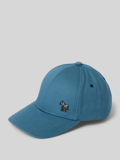 PAUL SMITH Cap mit Label-Detail Modell 'ZEBRA SEASONAL' Jeansblau 1