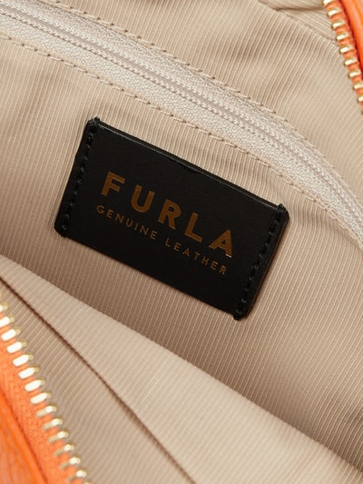 FURLA Camera Bag aus Leder Orange 3