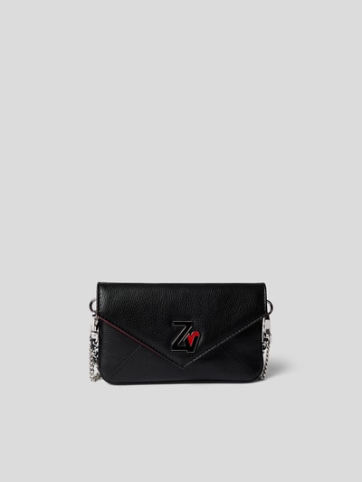 Zadig & Voltaire Pochette mit Label-Applikation Schwarz 4
