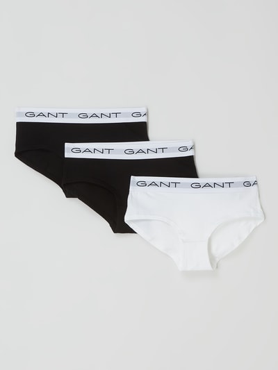 Gant Panty mit Stretch-Anteil im 3er-Pack  Black 1