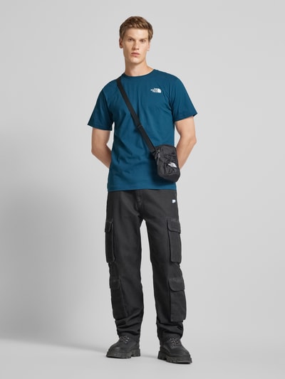 The North Face T-shirt met logoprint Petrol - 1