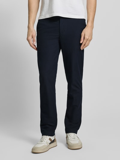 Tommy Hilfiger regular fit broek van ademend materiaal model 'DENTON' Marineblauw - 4