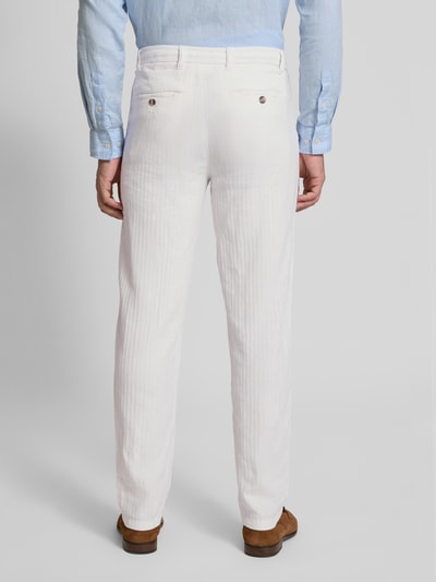 Lindbergh Relaxed fit van een mix van katoen en linnen met steekzakken Wit - 5