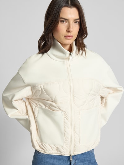 White Label Jacke mit Steppnähten und Zweiwege-Reißverschluss Offwhite 3