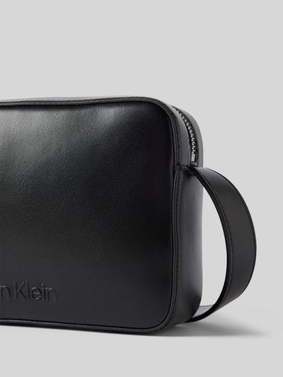 CK Calvin Klein Schoudertas met labeldetail, model 'EMBOSSED' Zwart - 3