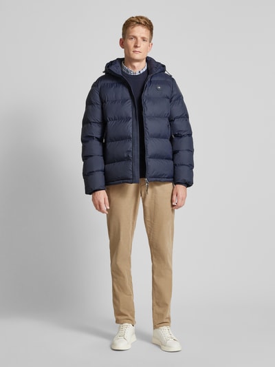 Gant Steppjacke mit Label-Patch Marine 1