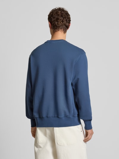 Levi's® Relaxed Fit Sweatshirt mit Label-Stitching Jeansblau 5