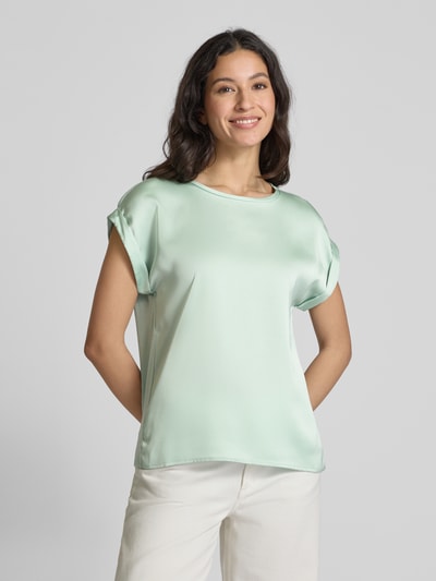 Vila Regular Fit Blusenshirt mit Kappärmeln Modell 'ELLETTE' Schilf 4