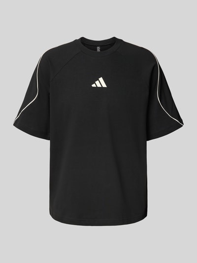adidas Sportswear T-shirt met labelprint Zwart - 2
