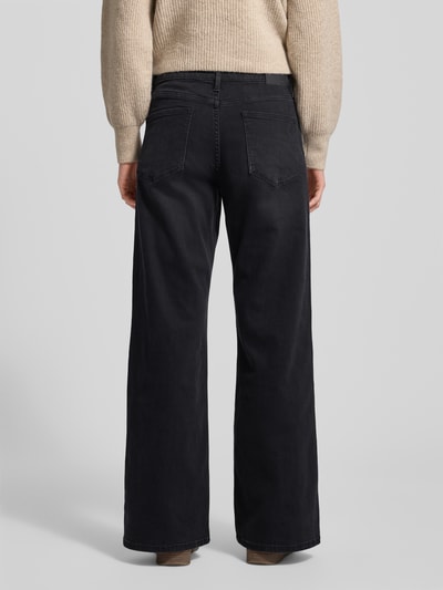 s.Oliver RED LABEL Jeansy z szeroką, poszerzaną nogawką z mieszanki bawełny Antracytowy 5