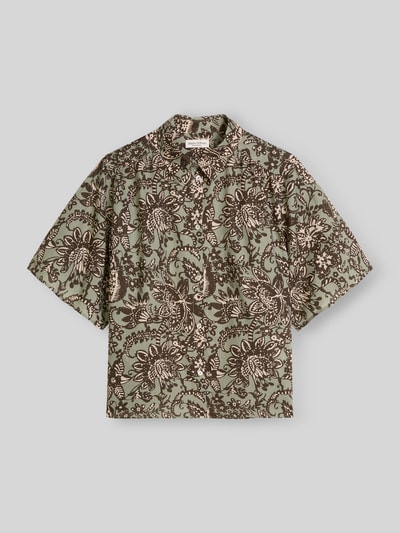 Marc O'Polo loose fit blouse van puur katoen Lichtgroen - 2