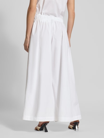 BOSS regular fit culotte van puur katoen model 'TALINI' Wit - 5