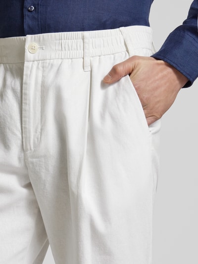 MCNEAL Leinenhose aus Leinen-Mix Weiss 3