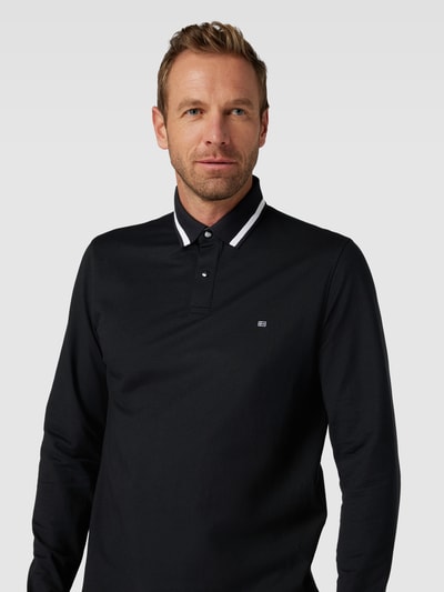 Christian Berg Men Poloshirt met lange mouw Zwart - 3