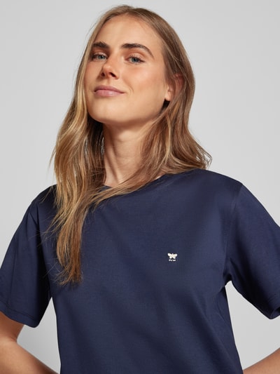 Weekend Max Mara T-Shirt mit Logo-Stitching Modell 'VENACO' Marine 3